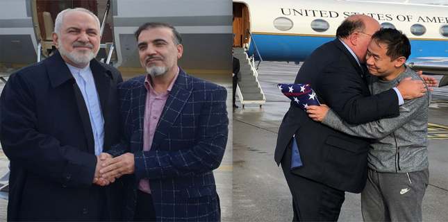US and Iran release prisoners