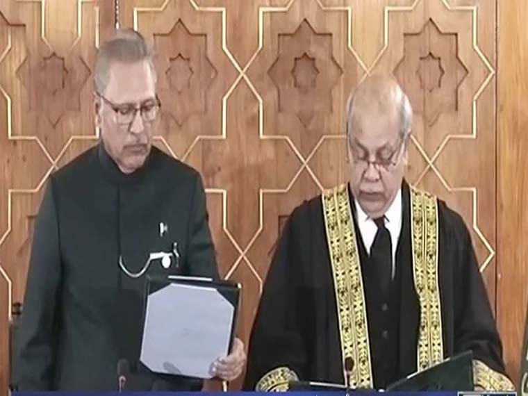 Justice Gulzar Ahmed takes oath