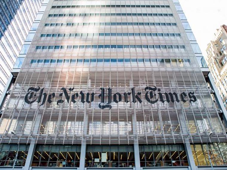 NYT editorial slams India