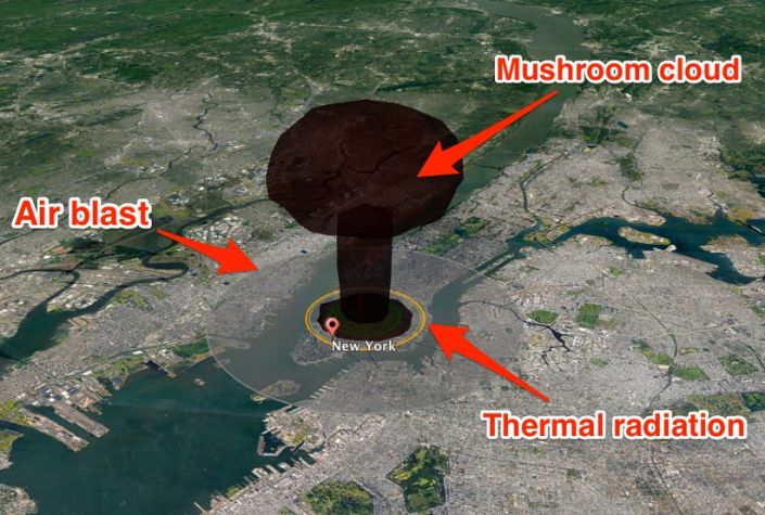 Six US cities remain probable target of nuclear strike