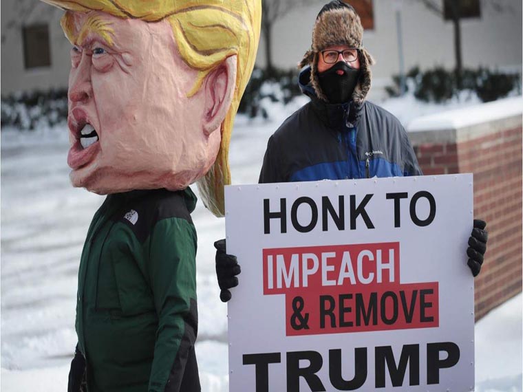 US President Donald Trump Impeachment