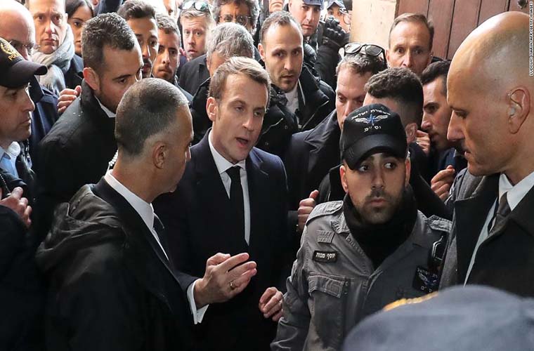 French President admonishes Israeli
