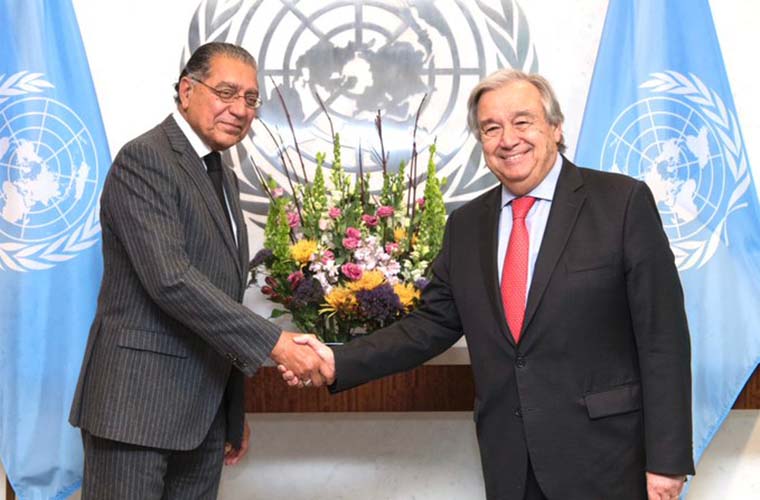 UN secretary general visit