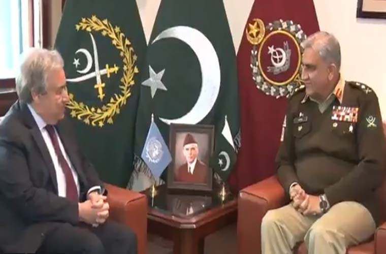 Pakistan Army Chief tells UNSG