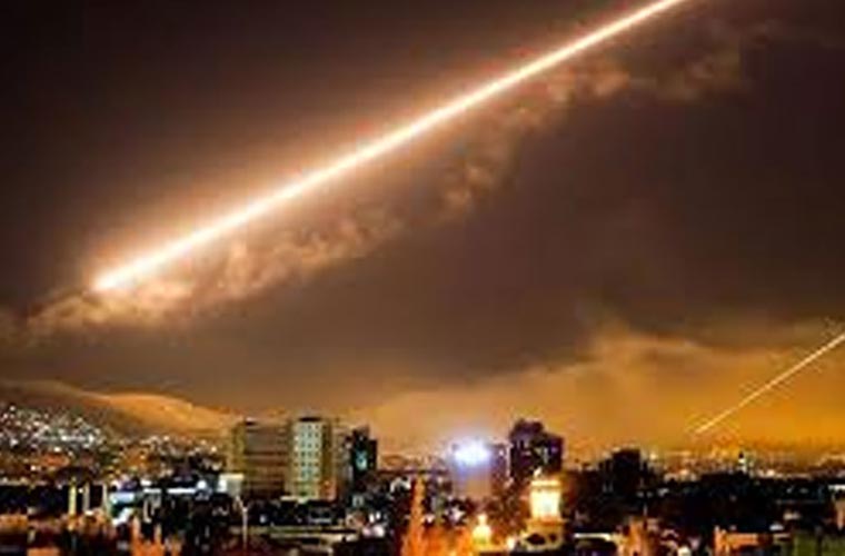 Syria intercept Israeli missiles