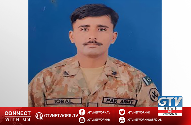 Pak Army soldier martyred in terrorist firing