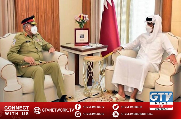 Pakistan Army Chief meets Qatari leadership