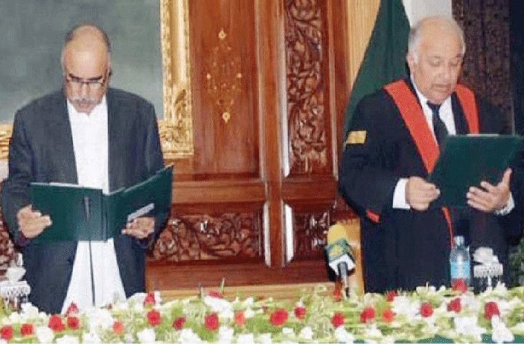 Justice Qaiser Rashid Khan sworn in as Chief Justice