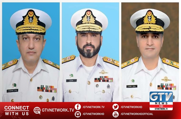 Three Commodores of Pakistan Navy promoted to Rear Admiral