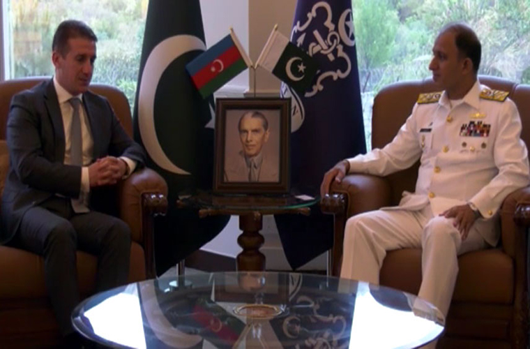 Azerbaijan ambassador calls on Pakistan Naval Chief