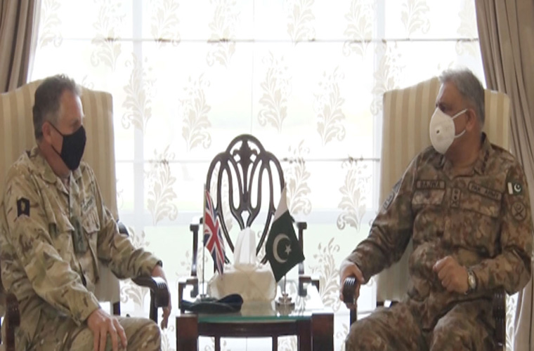 UK Chief of Defense Staff meets Pakistan Army Chief
