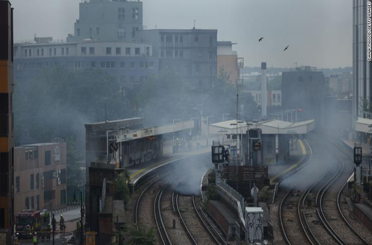 Fire near London Elephant and Castle station disrupts ...