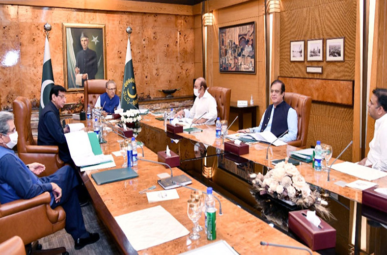 President Alvi and PTI govt team discuss electoral reforms process