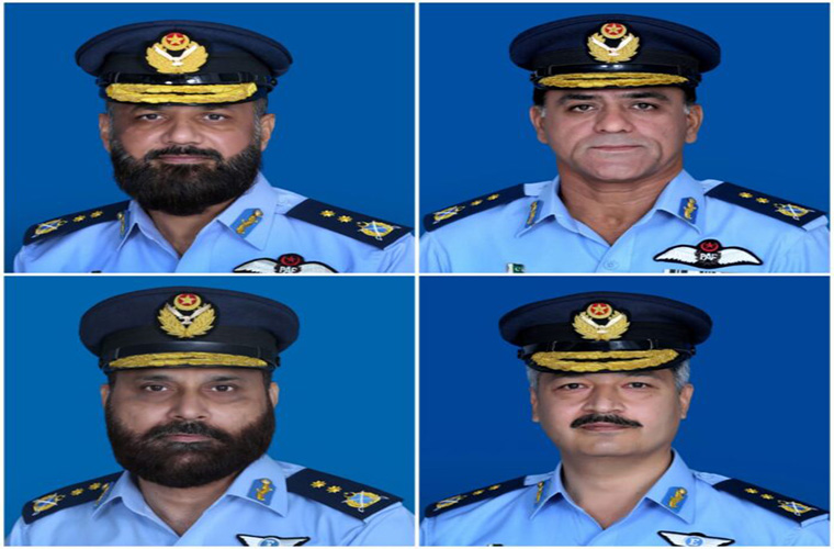 Four officers of Pakistan Air Force promoted as air vice marshal