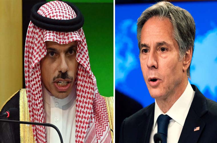 Saudi FM calls US Secretary of State to discuss regional developments