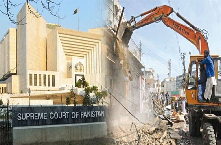 SC orders demolition of illegal constructions in Karachi