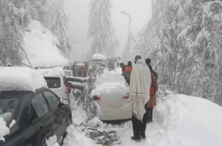 At least 21 tourists have died in the cars stuck in Murree