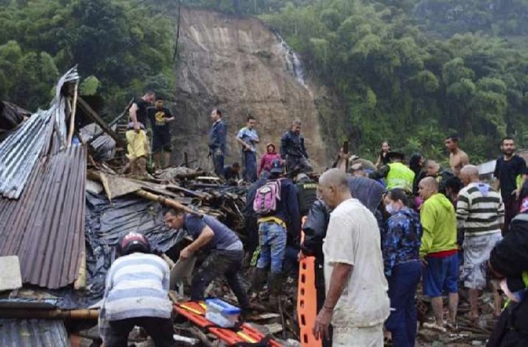 At least 14 killed, 35 injured in landslide in Indonesia